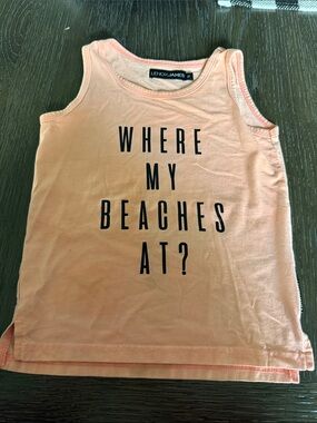 Lenox James Tank Top - 'Where My Beaches At?'